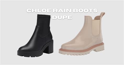 chloe rain boots dupe|chloe susanna boots dupe.